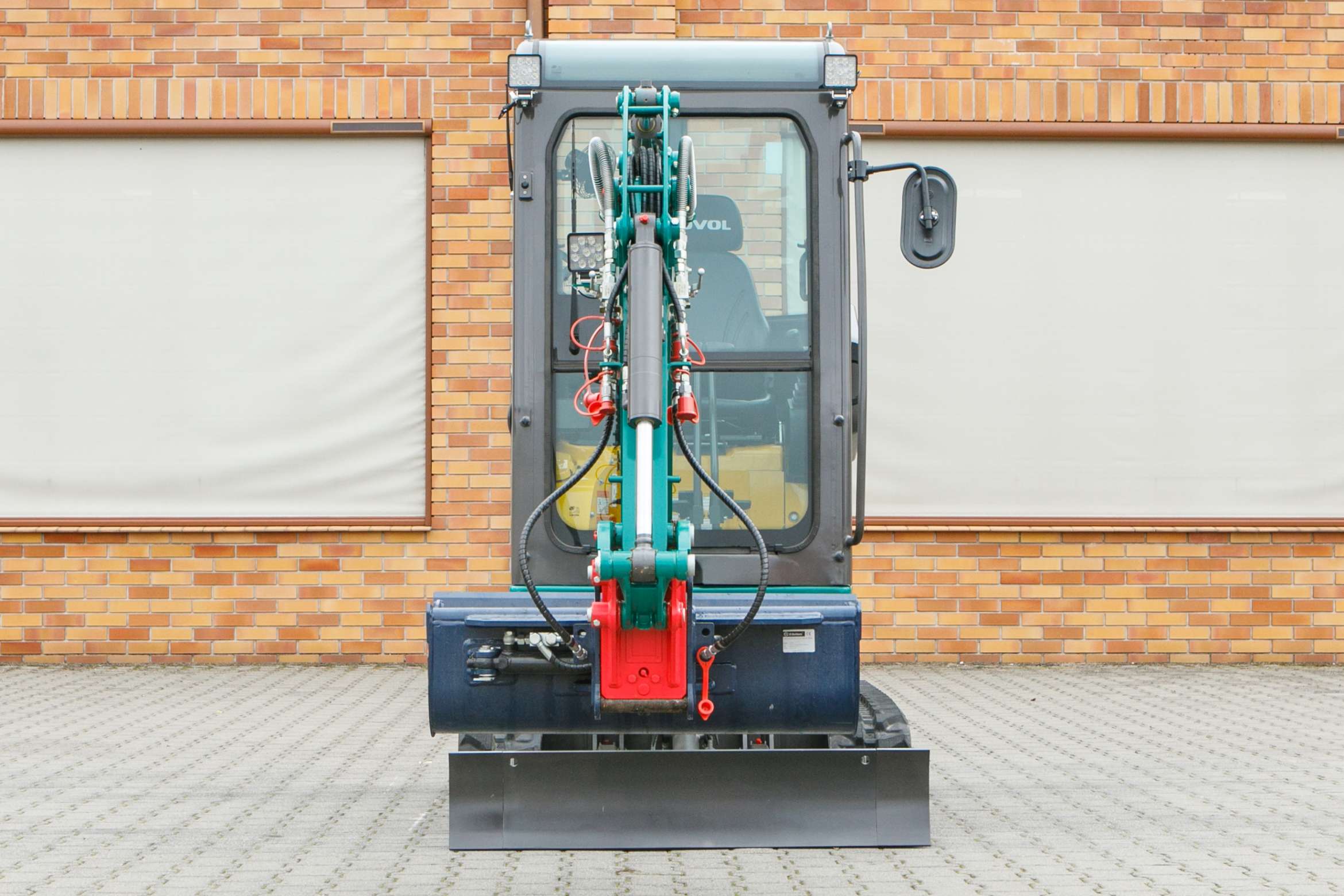 Mini koparka Lovol Korbanek, Nachi, Eaton, Yanmar kabina front 