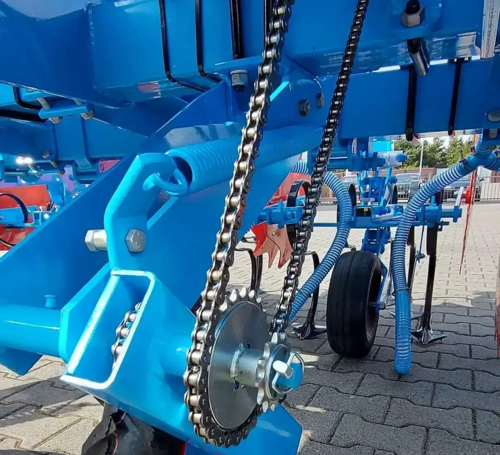 Napęd podsiewacza na pielniku