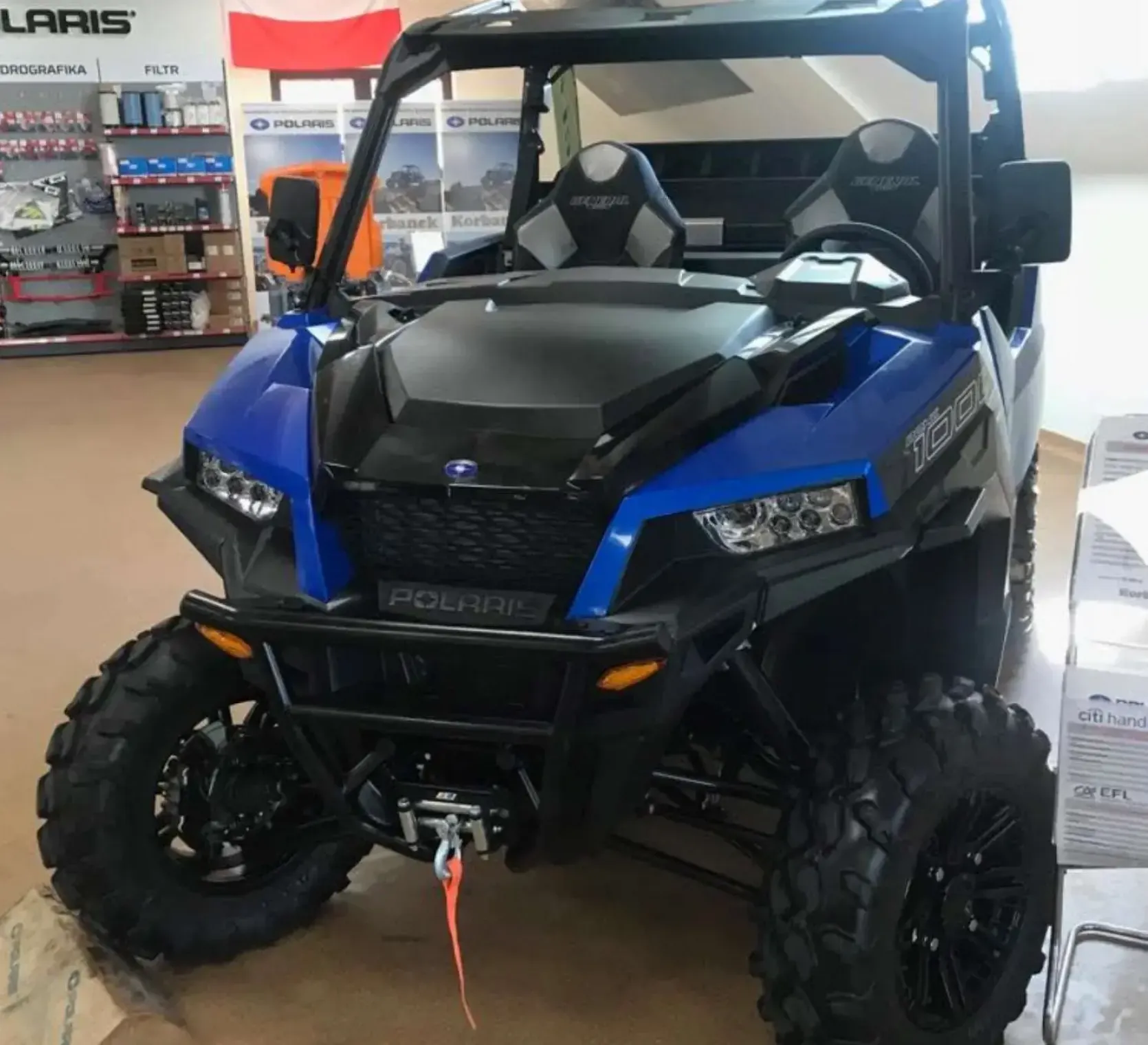 Stylowy atv Quad Polaris GENERAL 1000 EPS www.korbanek.pl
