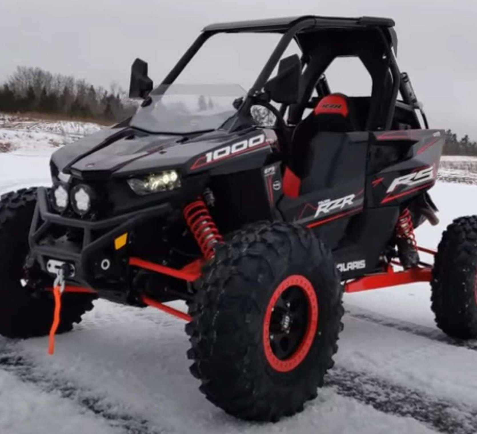 Atv Polaris RS 1 RZR kolor czarny pojazd dla jednej osoby Korbanek quad
