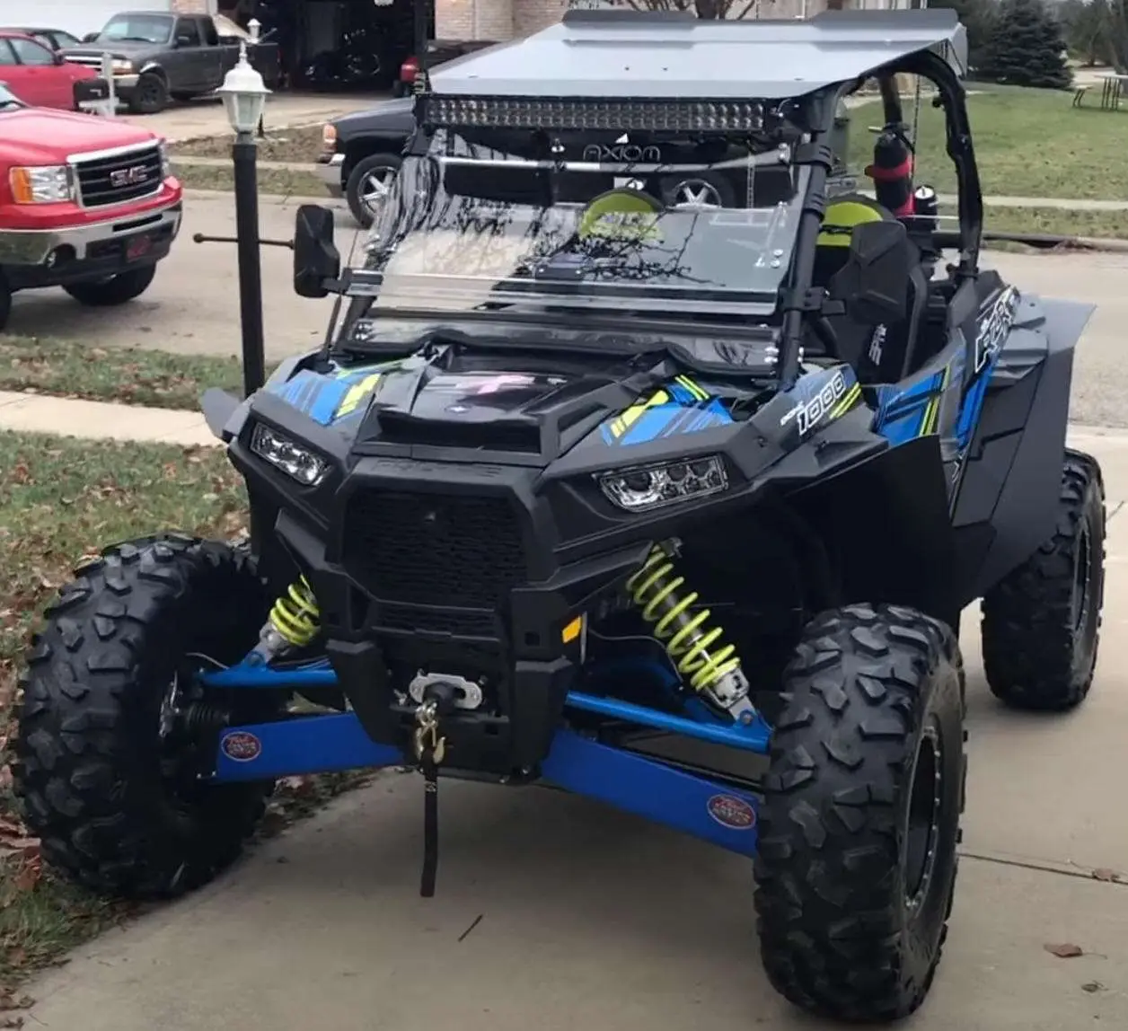 ATV RZR S 1000 EPS Polaris felgi aluminiowe czarne quad Poznań