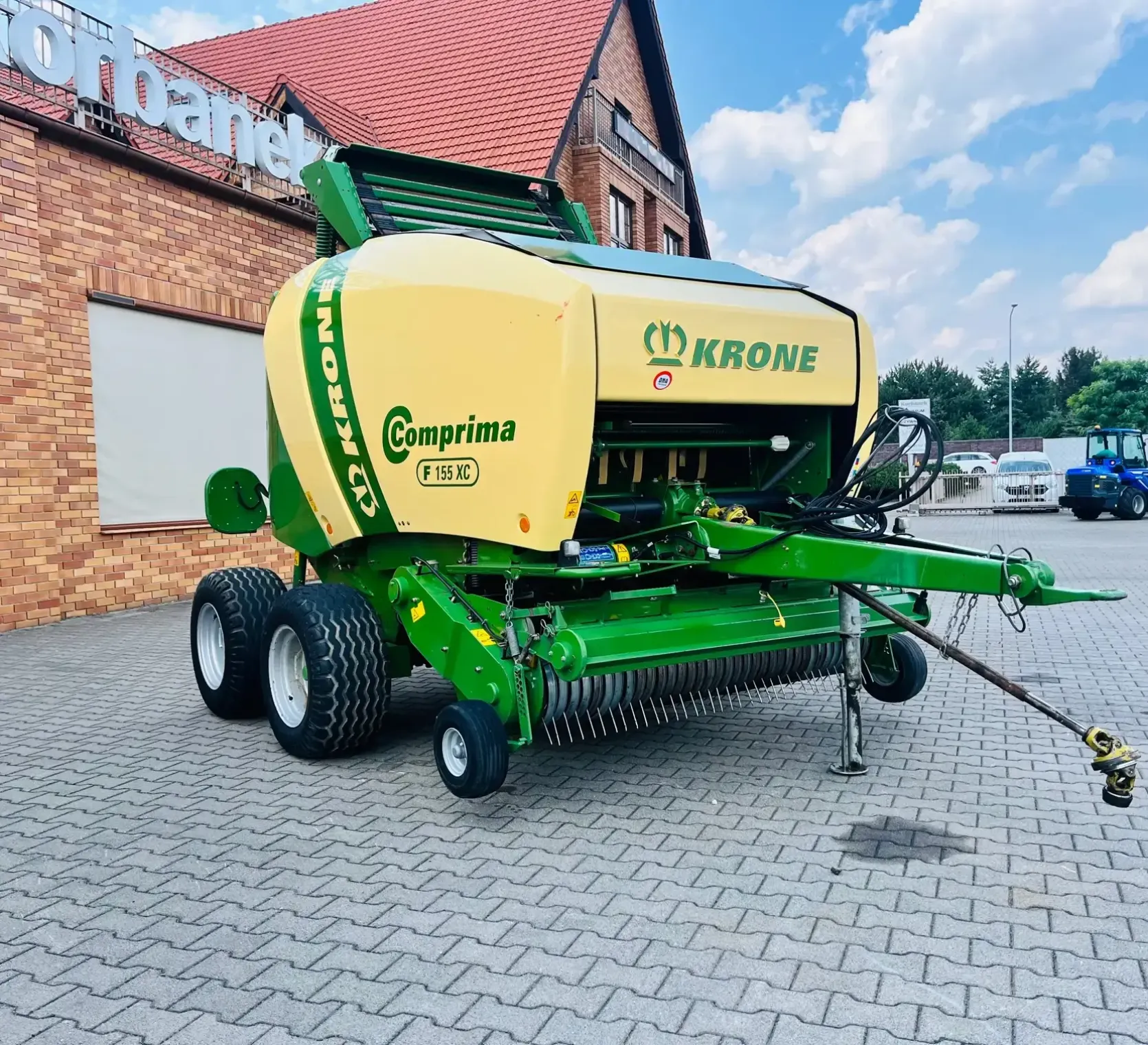 Prasa stalokomorowa lancuchowa krone comprima F 155 XC plac korbanek