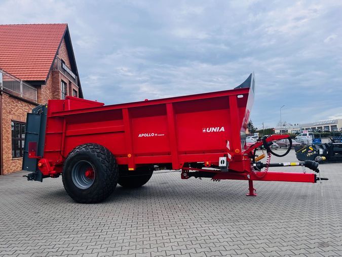 Jednoosiowy rozrzutnik obornika Unia Group Apollo 11 Premium
