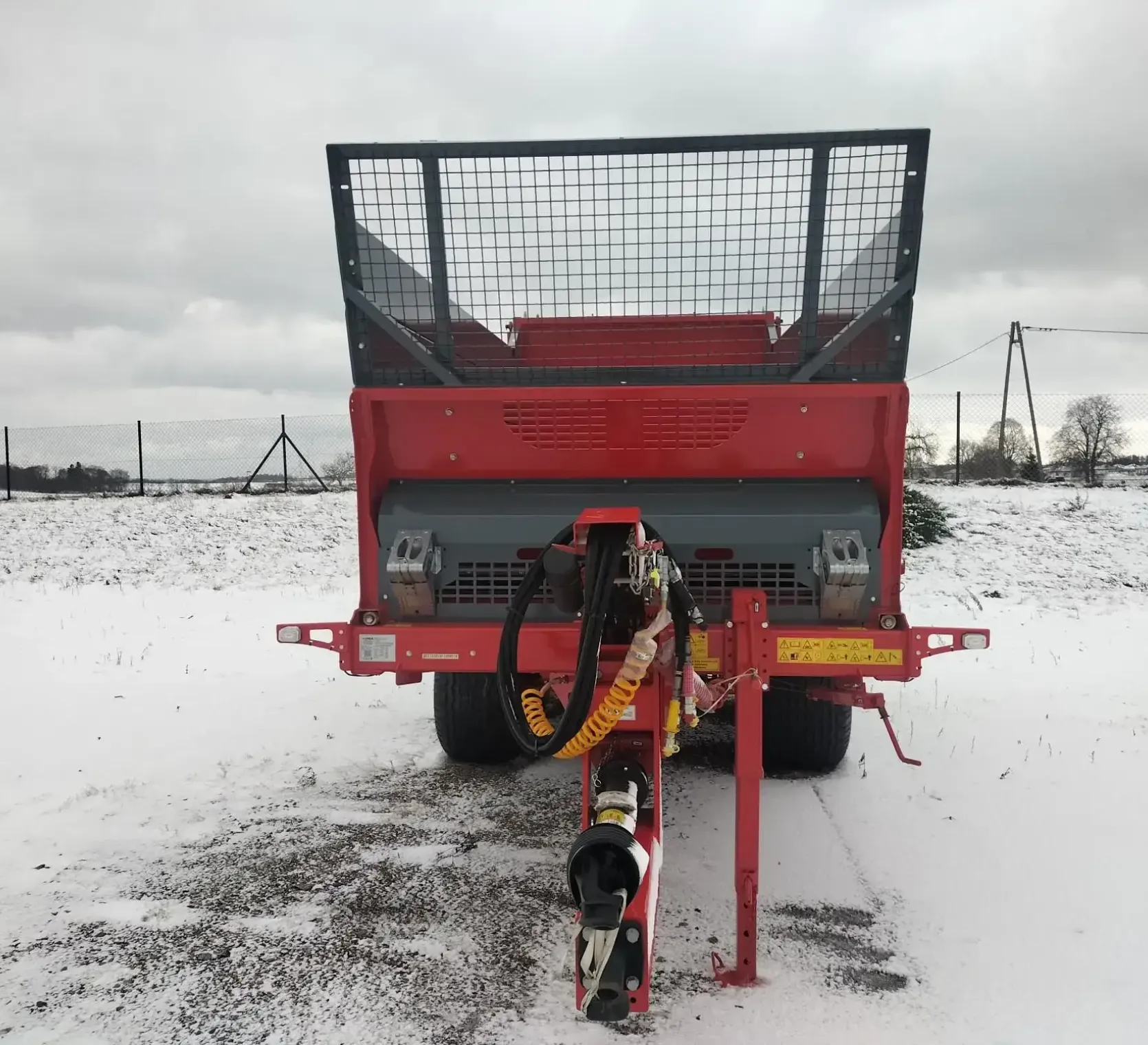 Rozrzutnik obornika Unia Group tandem Tytan 10 PREMIUM TD 2 walce pionowe z talerzami