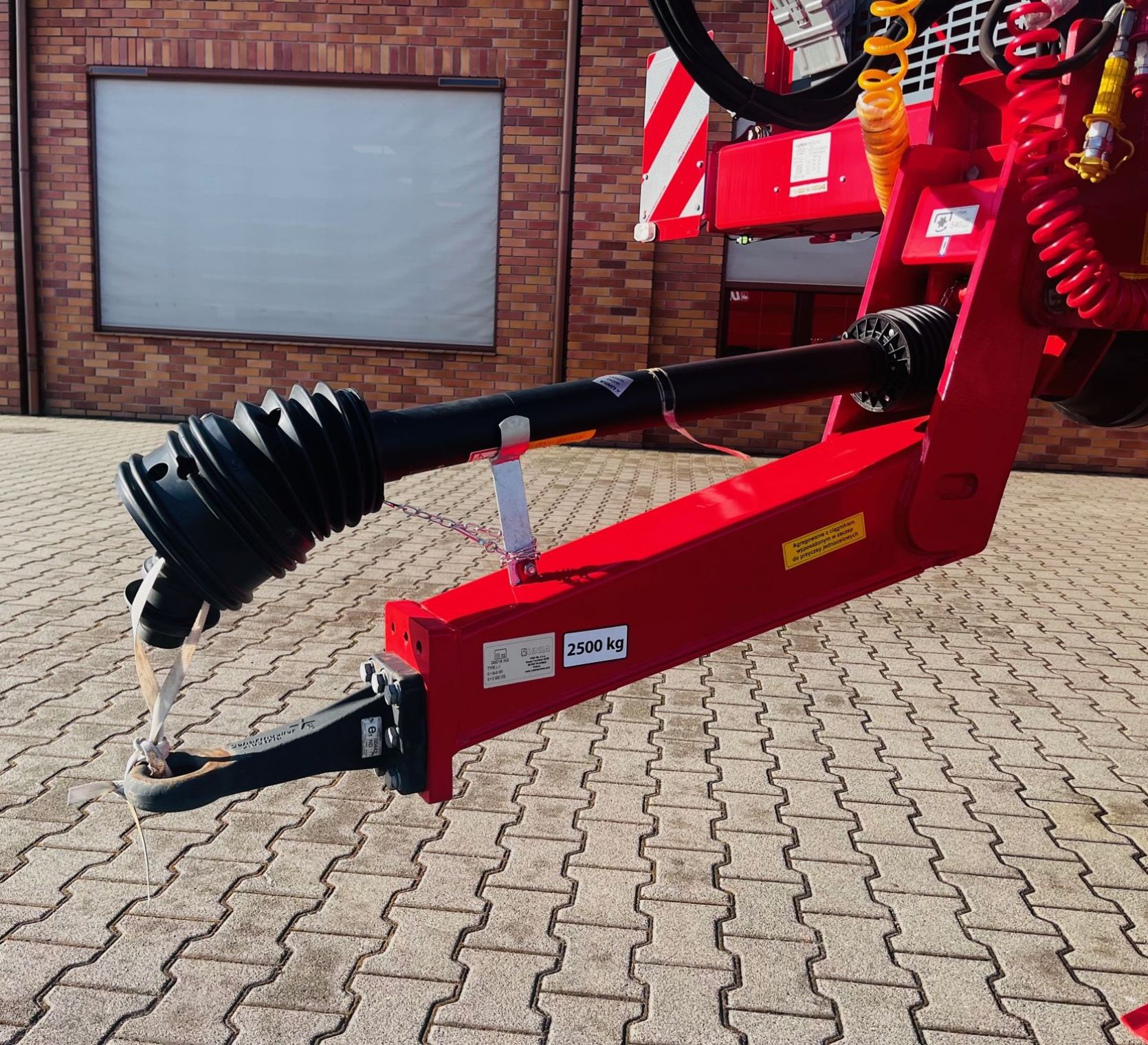 Rozrzutnik obornika Unia Group tandem Tytan 18 PREMIUM TD adapter poziomy plus tarczowy