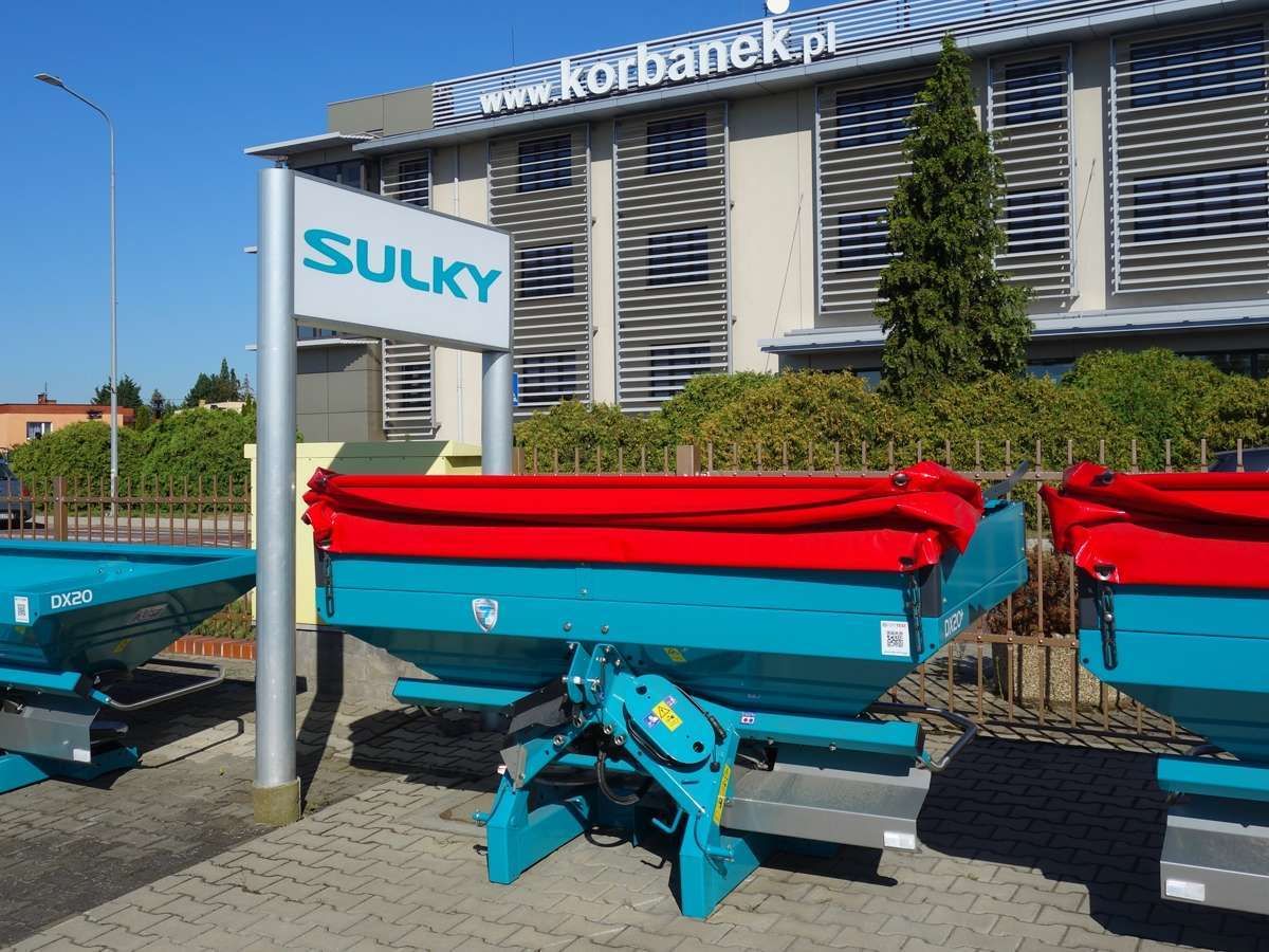 Rozsiewacz nawozów z komputerem i GPS