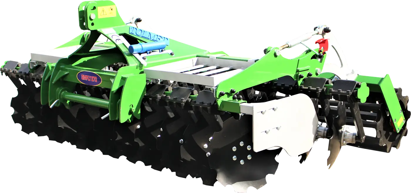 Brona talerzowa Tolmet Simply 2 rzędy talerzy o średnicy 510 mm zawieszany