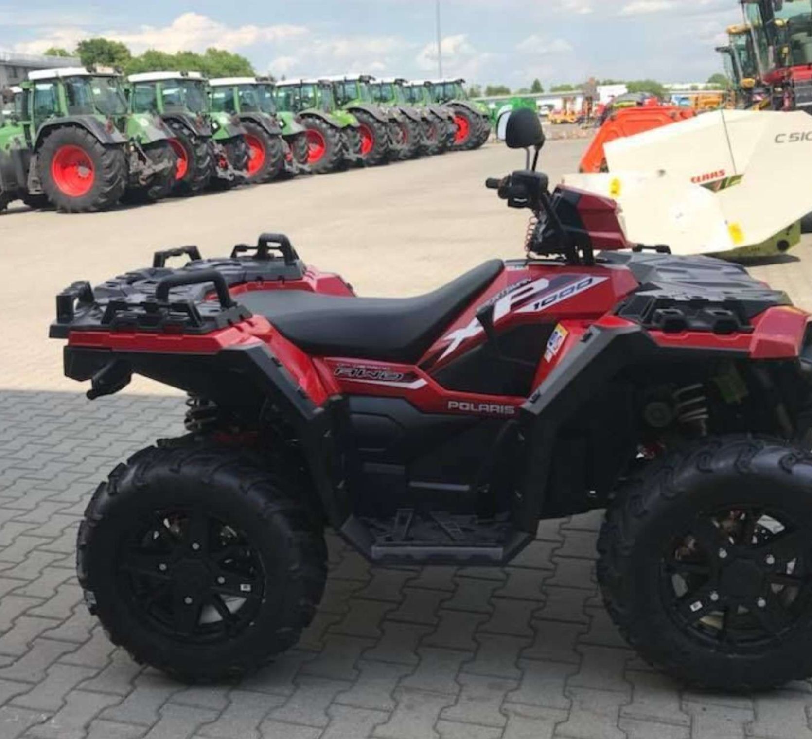 quad 1000 XP Falcon Sportsman atv limitowana okleina kutvek kolor czerwony limited korbanek.pl