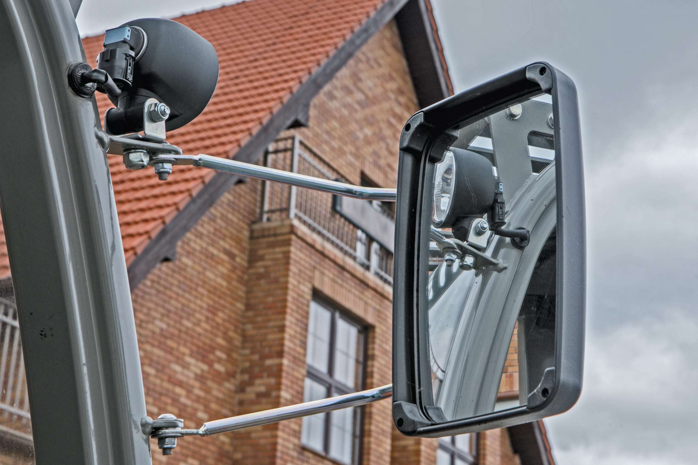 Atlas Weycor AR320 Yanmar ładowarka przegubowa z kabiną lusterko boczne