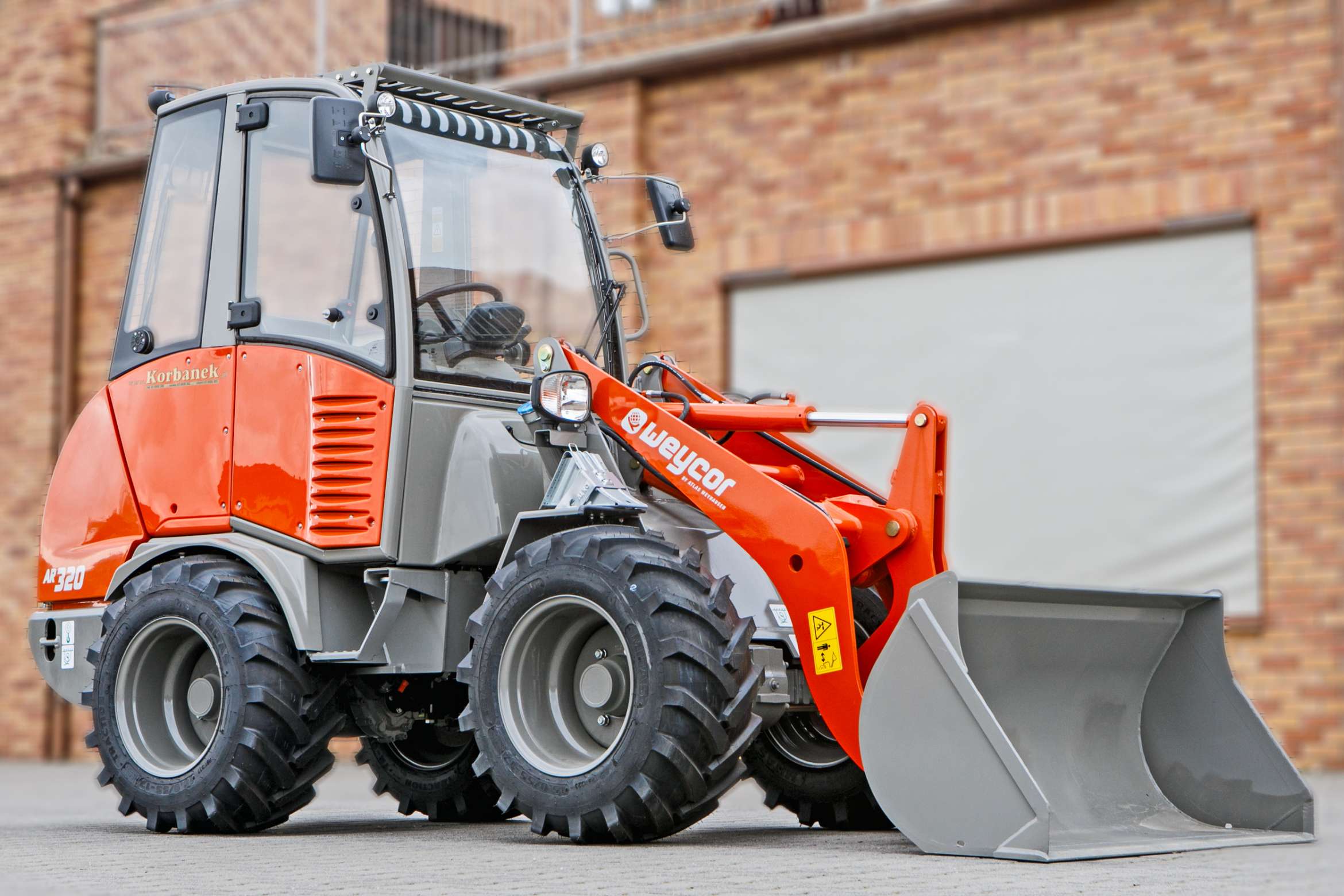 Atlas Weycor AR320 Yanmar z kabiną łyżka do materiałów sypkich