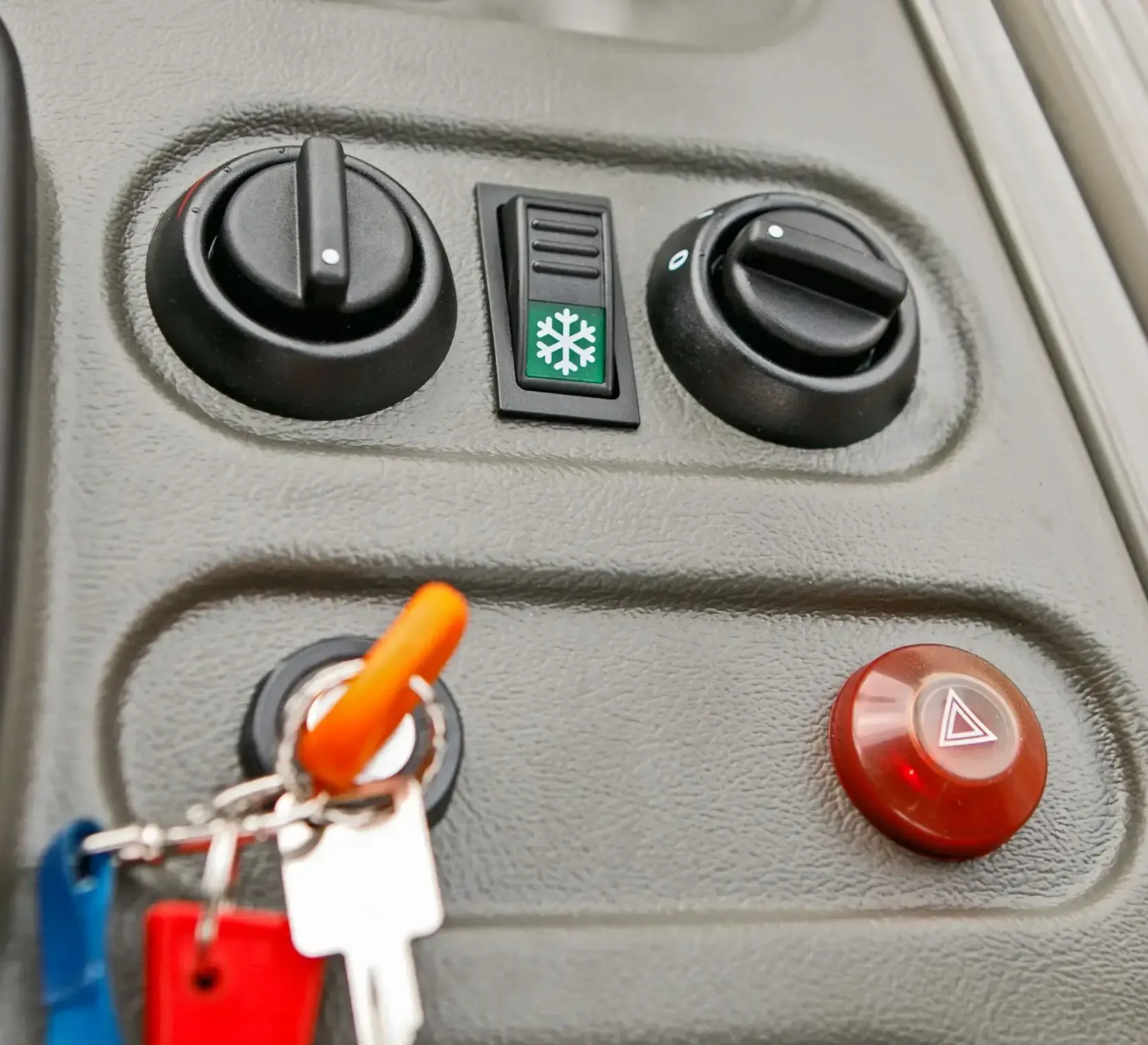 Ładowarka przegubowa Atlas Weycor AR400 Yanmar kabina joystick panel sterowania