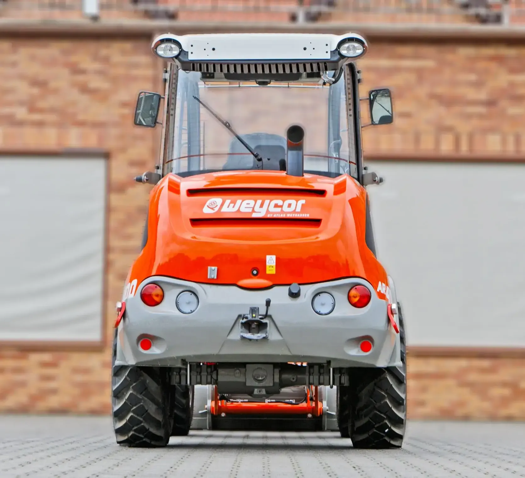 Ładowarka przegubowa Atlas Weycor AR400 Yanmar tył łyżka kabina oświetlenie