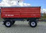 Wywrotka rolnicza Metal-Fach typ T739A o ładowności 14 ton - bok
