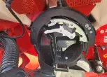 Aparat rozdzielający ziarno, napedzany elektrycznie, Precision Planting - wnętrze