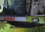 Używany kombajn zbożowy Claas Dominator 150 widok na kabine z przodu