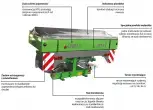 Używany Rozsiewacz Agromet Brzeg 850 1000 1200