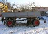 Używana  Przyczepa rolnicza IFA 6T 1989 r widok z tyłu