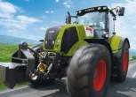 Ciągnik Claas Axion 840 z silnikiem 6 cylindrowym