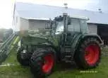 Używany traktor rolniczy Fendt 511 z ładowaczem maki Stoll malowanym w kolorze ciągnika 