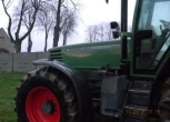 Używany ciągnik Fendt Feavorit 515 C zaprezentowany w gospodarstwie 