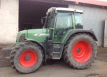 Lewy bok używanego ciągnika rolniczego Fendt 411 Vario kupionego od korbanek.pl