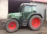 Lewy bok używanego ciągnika rolniczego Fendt 411 Vario kupionego od korbanek.pl