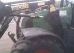 Zamontowany na używanym ciągniku rolniczym Fendt 412 Vario ładowacz czołowy Stoll Robust F30