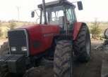widok z przodu ciągnika używanego Massey Ferguson 3690 obciążniki przednie