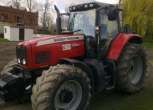 przód z lewej strony ciągnika rolniczego Massey Ferguson 6495 używany 