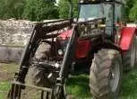 Używany zadbany dobry stan Ciągnik rolniczy Massey Ferguson 5465 korbanek