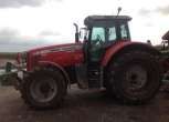 Traktor Massey Ferguson 7490 używany ze światłem ostrzegawczym typu kogut 