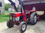 ciągnik Massey Ferguson 158 z przednim ładowaczem czołowym korbanek.pl