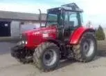 Używany Massey Ferguson 5455 rok produkcji 2005 lewy bok