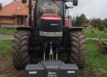 Przód ciagnika CASE zprzednim TUZEM i Obciążnikiem typ CVX 185