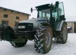 Używany traktor rolniczy Lamborghini 1060 z 2002 roku z zamontowanym obciążnikiem przednim 