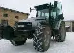 Używany traktor rolniczy Lamborghini 1060 z 2002 roku z zamontowanym obciążnikiem przednim 