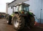 Używany traktor rolniczy Deutz-Fahr Agrostar 6.61 z halogenami zamontowanymi w dachu 