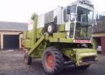 Używany Kombajn zbożowy CLAAS Dominator 85 ,rok produkcji 1980 widok z prawej strony