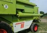 Lewa strona używanego kombajnu Claas Dominator 86
