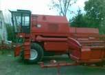 kombajn zbożowy Bizon Rekord Z 058 1995 r używany z hederem 