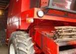 używany Kombajn Bizon Z 056 Super rok 1984 kolor czerwony z oryginalną kabiną wyjjęty łańcuch przenośnika pochyłego