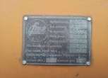 tabliczka znamionowa kombajn zbożowy Bizon Z 056 1988 r