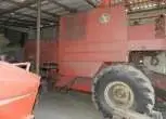 bez kabiny używany kombajn zbożowy Bizon ZO56 1984 rok kolor czerwony