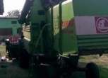 Używany Kombajn zbożowy Claas Mercator 70 z hederem widok z tyłu