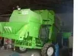 Widok z tyłu zielony kombajn Deutz-Fahr 5485 HT w idealnym stanie rok produkcji 2007 korbanek.pl