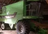 Widok z boku używanego kombajnu zbożowego 5660H firmy Deutz-Fahr Okazja super stan korbanek.pl 