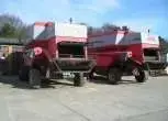 2 Kombajny Zbożowe Massey Ferguson CEREA 7278 na placu korbanek.pl
