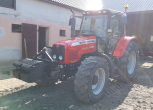 Massey Ferguson 6480 z obciążnikiem i przednim podnośnikiem