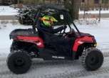 Quad Polaris seria Ace 150 w kolorze czerwono - czarnym atv korbanek.pl
