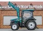 Ciągnik rolniczy Arbos 3055 z ładowaczem Xtreme widok z lewej strony